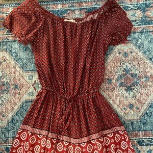 Abercrombie red romper